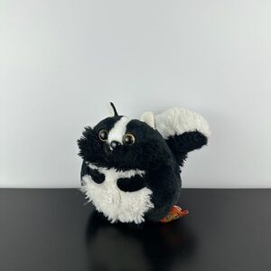Adventure Planet Rare Skunk 7” Realistic Black & White Plush Stuffed Animal HTF